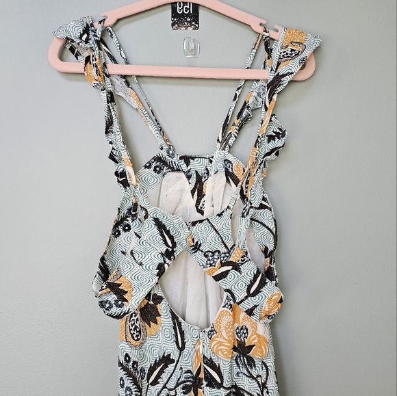 By Anthropologie Floral Sleeveless Halter Slim Midi Dress, Size 2, NWT - Picture 14 of 17